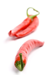 three red chilly peppers