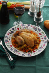 Pollo al forno e verdure - Secondi di carne