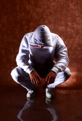 Nightclub dancer relaxed