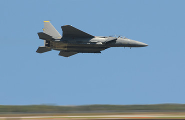 Jet fighter high speed