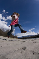 JUMPING GIRL