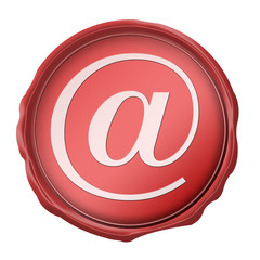 siegel button @ email mail e-mail