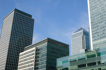 Canary Wharf in London's Docklands