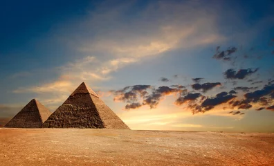 Photo sur Aluminium Egypte Pyramides égyptiennes