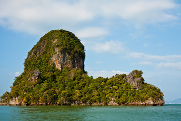 Fototapeta na wymiar Karst Island in the Andaman Sea