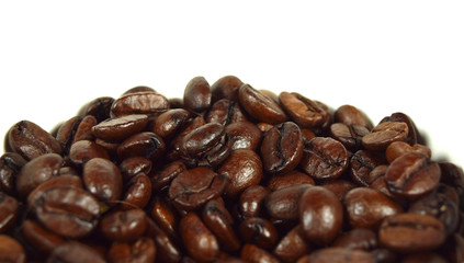 Coffee beans background