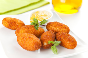 ham and cheese croquettes