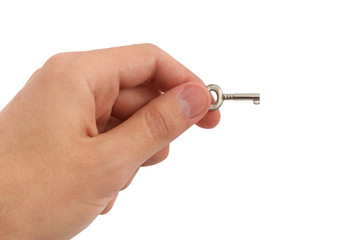 Small key in hand