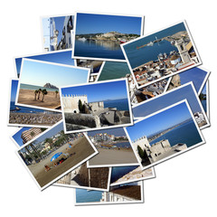 Naklejka premium Photographs of Peniscola, Mediterranean city in Spain