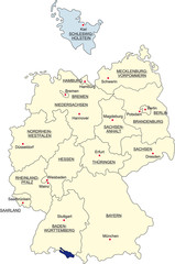 Bundesrepublik Deutschland, Schleswig-Holstein freigestellt