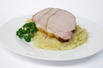 Kasseler auf Sauerkraut