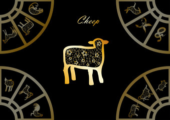 Golden chinese horoscope. Cheep