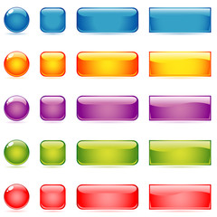 glossy buttons