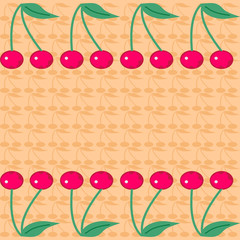 background with cherry
