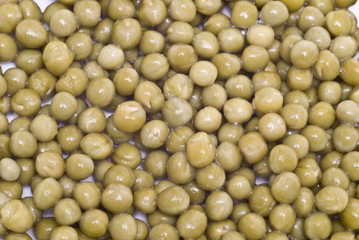 Textura de los guisantes.