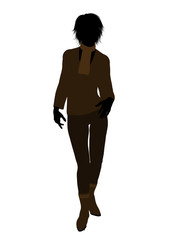 Female Office Illustration Silhouette
