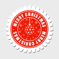 Merry Christmas Label