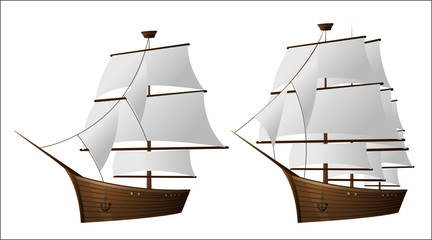 Old sailer ship