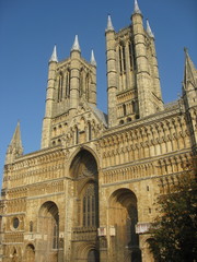 Fototapeta na wymiar Catedral de Lincoln, East Midlands, Inglaterra