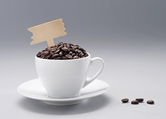 cofffee bean with cup