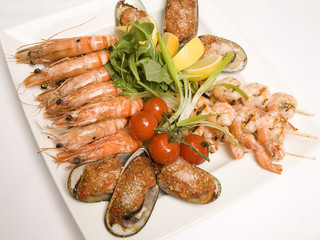 Sea food platter