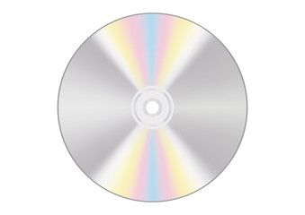 CD oder DVD, Vector mit Beschneidungspfad