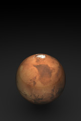 Planète brillant de Mars