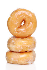 Three Glazed Donuts
