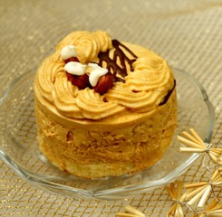 Cake and Christmas decoration