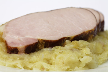 Kasseler auf Sauerkraut