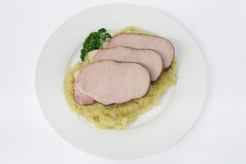 Kasseler auf Sauerkraut