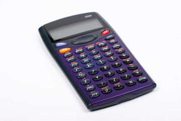 Calculator on a white background