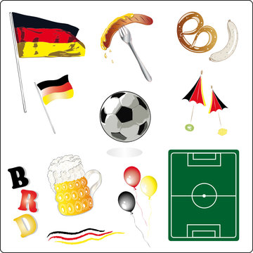 Fussball, Fußball, WM, Deutschland, germany, Flagge