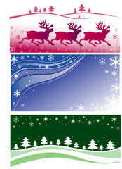 Christmas  and New Year's background