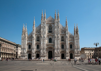 Fototapeta na wymiar Cathedral - Katedra w Mediolanie