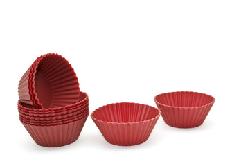 Silicone bakeware set.