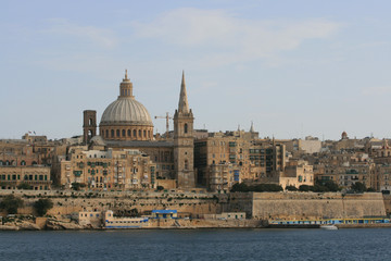 Fototapeta na wymiar Valletta Architecture
