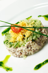 Meat Salad with Vegetable
