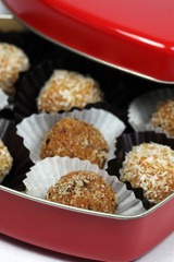 Carrot cookies in a box