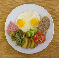 Served breakfast