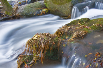Mountain river in Geres National park, north of Portugal