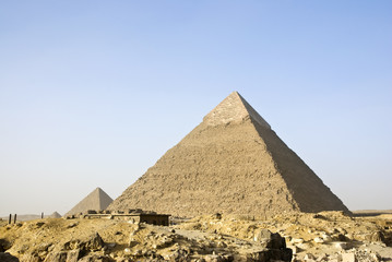 Obraz na płótnie Canvas pyramid of giza,cairo,egypt