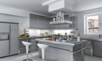 Spacious kitchen