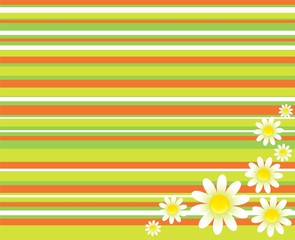 Decorative background with flowers