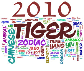 Tiger new year 2010