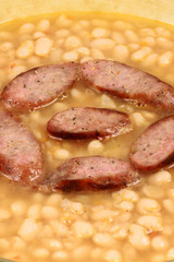 white beans with sausage