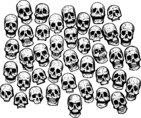 Multiple Skulls.