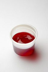 Cup of cough syrup