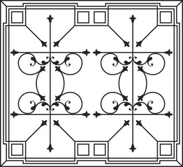 wrought iron grill
