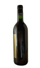 Bouteille de vin rouge du bordelais